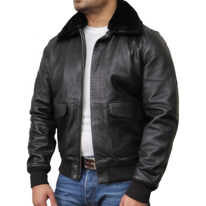 Chaqueta de Cuero de Invierno para Hombre, Nueva Moda, de Alta Calidad, Estilo Urbano, Resistente al Viento, Ecológica, Transpirable, con Cierre Frontal y Mangas Largas - Product Image 5