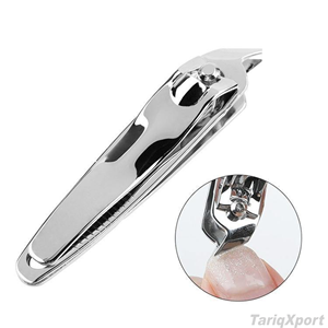 Cortauñas Profesional de Lujo de Acero Inoxidable, Cortador de Uñas de Dedos de los Pies con Cuchillas Curvas/Rectas, Apertura de Mandíbula Ancha, Portátil y Duradero - Product Image 2