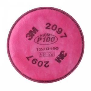 Mascarilla Respiratoria 2097 P100 Aprobada por NIOSH, Fabricada en EE. UU., Protege Contra Polvo, Niebla y Otras Partículas - Product Image 1