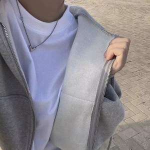 Sudaderas casuales para mujer, profesionales, de nueva calidad, estilo retro, de color sólido, con cremallera, extragrandes, estilo Harajuku, de manga larga con capucha. - Product Image 6