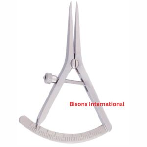 คาลิปเปอร์คาสโตรวีโฮความแม่นยำสูง BISONS ขนาด 9 ซม. ทำจากสแตนเลสสตีล เครื่องมือผ่าตัดตาสำหรับการวัดสายตาผู้มีภาวะตาเหล - Product Image 2