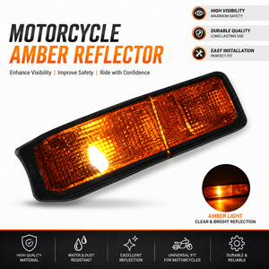 Reflector Lateral Ámbar Universal para Motocicleta, Luz de Seguridad - Product Image 3