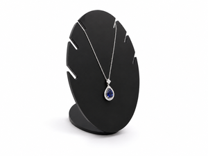 Présentoir à colliers ovale en acrylique Artfulcosmos 14x7x5cm, support réglable pour bijoux, idéal pour les comptoirs de vente au détail - Product Image 6