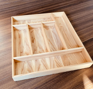 Custom Wooden Kitchen Drawer Organizer Multi Function Cutlery Tray Household Storage <b>Solution</b> Supplier - Product Image 5