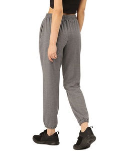 Pantalon de jogging décontracté en polyester de haute qualité pour femmes couleur unie Anti-rides Anti-boulochage taille moyenne Style hiver taille XL - Product Image 3