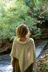 Poncho de Algodón Transparente y Ligero para Mujer, Talla Única, Estilo Bohemio, para Verano, Casual y Elegante - Product Image 2