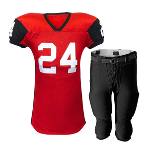 Uniforme de Fútbol Americano Clásico Naranja de Alta Calidad, Talla Grande, Transpirable, Ecológico, Jersey Corto Personalizado con Nombre y Número del Jugador - Product Image 6