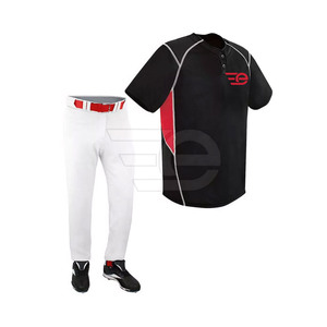 Uniforme de baseball sur mesure pour équipe, fabrication OEM, design personnalisé, tenue de sport à séchage rapide pour l'entraînement - Product Image 4