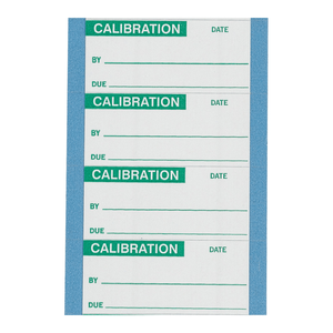Étiquettes d'étalonnage Brady autocollantes résistantes aux UV, mates, pour équipement de laboratoire et industriel - Product Image 1