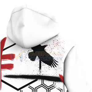 Sweat-shirts à capuche en polaire sublimés personnalisés en gros, brodés, de haute qualité, style streetwear, pull-over, unisexe, vierges - Product Image 5