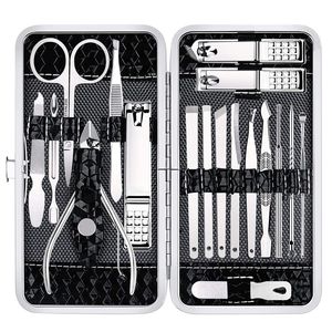 Set Professionale di 18 Pezzi per Manicure e Pedicure in Acciaio Inossidabile, Kit per Tagliare Unghie di Mani e Piedi - Product Image 1