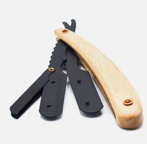 Top Selling Professional Barber Straight Razor Stainless Steel Anti-Rust Plastic Handle A+ Grade Quality Grooming <b>Tool</b> for Men - Product Image 2