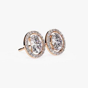 Premium Quality Lab Grown Diamond Dangle <b>Earrings</b> White Gold Finish Elegant Fine Jewelry Available At Competitive Price - Product Image 5