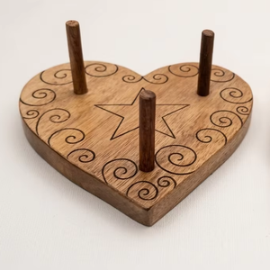 Posavasos de madera, posavasos para té y café, artículo de madera - Product Image 1