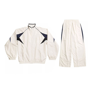 Polyester Tracksuits <b>Wind</b> <b>Breaker</b> Nylon Jacket Windbreaker Jogger Track Suit Men for Sets Winter Zip up Pants With Side Strips - Product Image 3