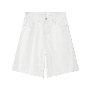 Shorts de Mezclilla Unisex con Estampado de Perro Bordado, Estilo Urbano, Pierna Ancha, Lavados, con Logotipo Personalizado, Venta al Por Mayor OEM B2B - Product Image 6