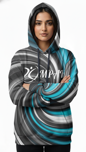 เสื้อฮู้ดดี้โอเวอร์ไซส์ยูนิเซ็กส์สไตล์ร่วมสมัย พร้อมลายพิมพ์ซับลิเมชั่นคุณภาพสูง สำหรับแฟชั่นสตรีทแวร์ - Product Image 2