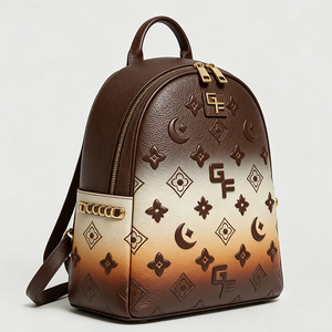 Mochila de PU con Estampado de Letras y Cierre de Cremallera, Diseño Antirrobo para Mujer, Venta al Por Mayor de Fábrica 2026 - Product Image 2