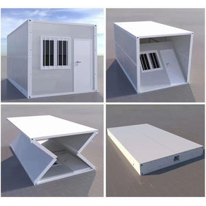 Meilleures ventes de maisons préfabriquées durables pliables pour utilisation en magasin, en acier modulaire certifié CE, bureau portable, conteneur pliable en X - Product Image 4