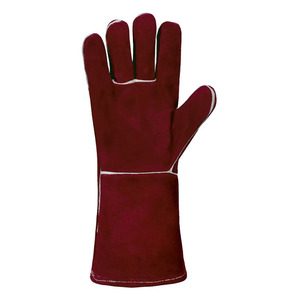 Best Customized Logo Printed Workwear Leather Made Welding <b>Gloves</b> New Reflective Water Proof RIDER SPORTS WEAR - Product Image 5