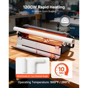 1/2\" 2\" Electric PVC Conduit <b>Heater</b> 1200W Rapid Heating <b>Pipe</b> Bending Tool Carrying Handle for DIY Enthusiasts Construction - Product Image 2