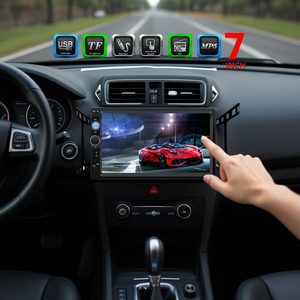 MP5 Car Stereo 7 Inch Touch Screen USB TF Card MP5 Player With <b>Bluetooth</b> <b>AUX</b> Input For Vehicle Use - Product Image 2