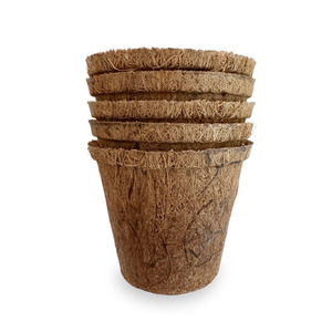 Large garden pots eco-friendly coco husk fiber pot factory price coconut coir <b>plant</b> <b>basket</b> - Product Image 6