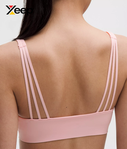 XEEP สปอร์ตบราโยคะคุณภาพสูงสำหรับผู้หญิง รุ่น XC-SB-87 ดีไซน์เรียบง่าย ระบายอากาศได้ดี สายปรับได้ แผ่นรองถอดออกได้ รองรับได้ดี แห้งเร็ว - Product Image 4