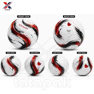 Balón de Fútbol de Calidad de Exportación con Diseño de Logotipo Personalizado para Entrenamiento de Adultos, Talla 5, Interior/Exterior, Ligero, PU Termosellado, Fabricación OEM - Product Image 4
