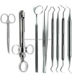 Meilleures ventes Ensemble d'examen dentaire manuel en acier inoxydable OEM 8 pièces Outils d'hygiène buccale réutilisables à usage professionnel polyvalent - Product Image 4