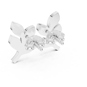 Joyas financieras CVD LAB GROWN 925 PLATA Esterlina Plata Diamante dos Pendientes - Product Image 4