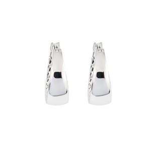 ELEGANT 925 STERLING <b>SILVER</b> PLATED HOOP <b>EARRINGS</b> FOR WOMEN BOHEMIAN FASHION JEWELRY PERFECT ANNIVERSARY GIFT LIGHTWEIGHT STYLE - Product Image 3