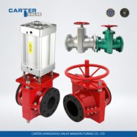 Vanne à pince pneumatique Carter WCB/A105 CF8CF3M304/306L NR/NBR/PTFE/EPDM à bride filetée, raccord à collier, certifiée CE/SIL, télécommandée
