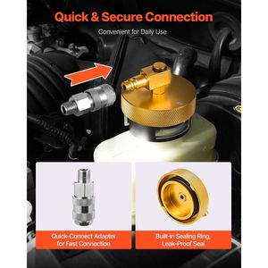 Kit Professionale di 17 Pezzi per Spurgo Freni, Set di Adattatori Durevoli con Impugnatura Completa per Riparazione, Spurgatore Freni Premium - Product Image 6