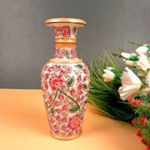 Marble Beautiful Handmade Flower Pot Good Quality For Home Decoration Piece Wholesale Best Price Available Here - Product Image 1