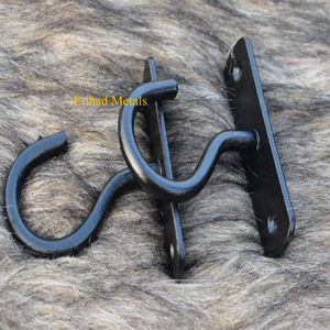 Hand Forged <b>Wall</b> Hook Hand-Forged Vintage Style Ceiling Hook Rustic Metal <b>Wall</b> Hook Industrial Style Single Hook for Clothing Dr - Product Image 3