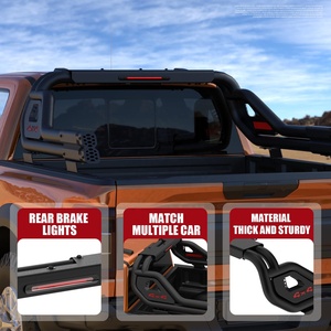 Barra Antivuelco Reforzada para Camioneta con Luz de Freno, Barra Deportiva de Acero para Hilux, Ranger, F150, RAM 1500, D-Max, NP300, 4x4, BYD Shark 6 - Product Image 3