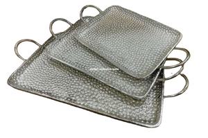 Bandeja decorativa para servir/bandeja decorativa para mesa de café/bandeja decorativa para tocador bandeja de joyería bandeja decorativa para velas bandeja de hotel - Product Image 2