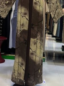 Wholesale Umbrella Abaya Stone Work Handmade Sequined Arabic Dubai Style Full Flare Nida Fabric Evening Party Dress - Product Image 2