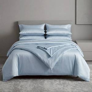 Juego de Ropa de Cama de Lujo 100S Micro LF Lyocell, Sábanas de Color Sólido Refrescantes, Marca Privada OEM - Product Image 1