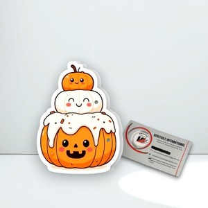 Plaques magnétiques pour cils en acrylique écologique, motif Halloween, papillon, cœur, fleur, cercle, diamant, pour étiquette privée - Product Image 5