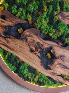 Decoración de Madera Inspirada en la Naturaleza, Decoración Ecológica, Pieza Artesanal Hecha a Mano, Diseño de Interiores Orgánico, Estilo Bosque, Hogar de Lujo - Product Image 3