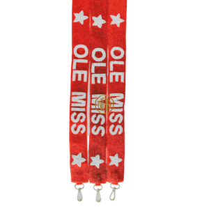 Correa de Bolso Bordada con Cuentas Rojas y Blancas de Ole Miss, Patrón de Estrellas, Accesorio Desmontable para Bolso, Exportador al por Mayor - Product Image 3