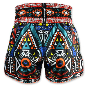 Shorts de Muay Thai Twins à imprimé coloré en satin, short de boxe personnalisé avec logo et designs, shorts de Muay Thai, shorts de boxe, short de kickboxing - Product Image 3