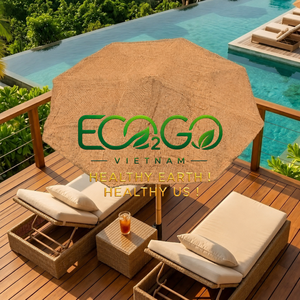 Sombrilla de Playa de Fibra de Coco para Exteriores, Ecológica, Proveedor de Sombrillas de Jardín de Vietnam - Product Image 6