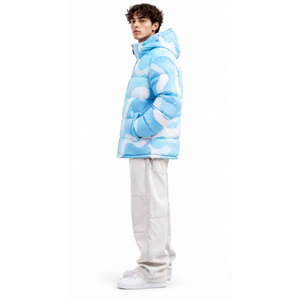 OEM Custom logo Shiny Thick Warm Winter <b>Cropped</b> Down <b>Jacket</b> Custom Streetwear Classic Zipper up Women <b>Puffer</b> <b>Jacket</b> - Product Image 5