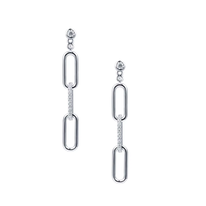 Women's White Gold Diamond <b>Earrings</b> Round Brilliant Cut Minimalist Style IGI Certified Everyday Wear - Product Image 1
