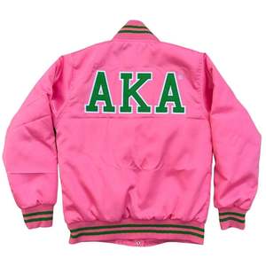 Veste Bomber Sororité Alpha Grecque 1908 pour Femme, Style Universitaire, Vintage, Veste de Sport, Veste de Sororité Alpha Grecque - Product Image 5