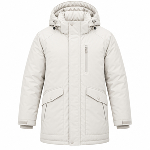 Chaqueta de Invierno para Hombre, Impermeable, con Capucha, Abrigo Cálido con Relleno de Algodón, Chaqueta Deportiva Informal de Talla Grande, Venta al por Mayor - Product Image 5