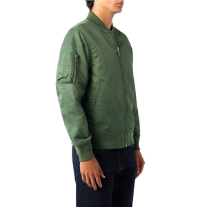 Vestes en nylon satiné décontractées pour hommes, prix de gros, logo personnalisé, service OEM, durables, chaudes, style streetwear, quantité en vrac - Product Image 5